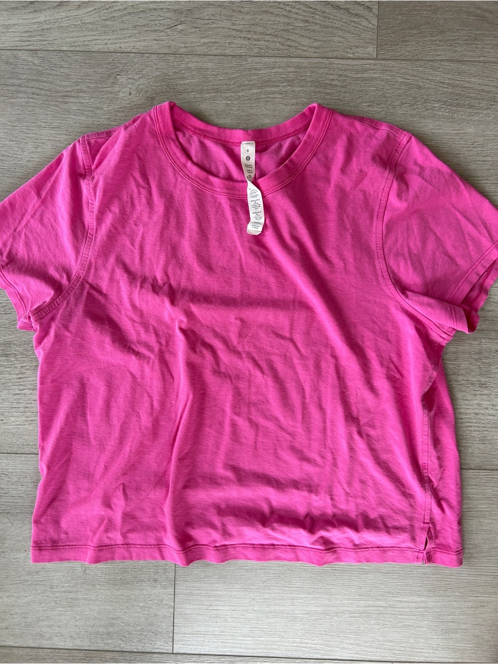 lululemon athletica Short Sleeve Crew Tee - Hot Pink